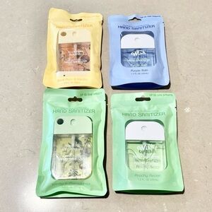 Wish Hand Sanitizers Lot Poshmark Bundle Set of 4 Sealed Travel Size Scents NEW